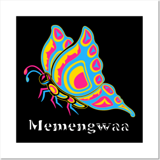 Memngwaa (Butterfly) Pansexual Pride Posters and Art